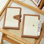 A5 PU Leather Notebook with V-Type Buckle Closure