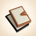 A5 PU Leather Notebook with V-Type Buckle Closure