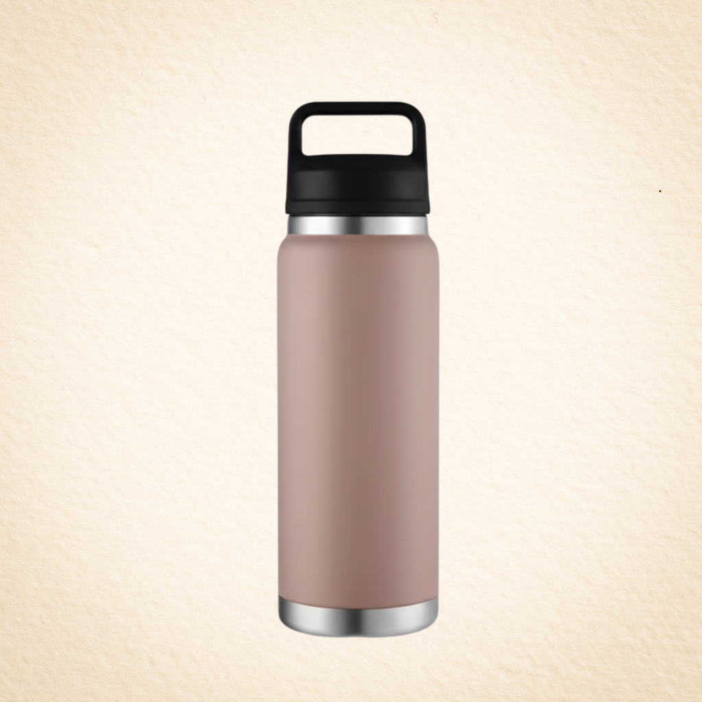 Double Wall Stainless Steel Insulated Water Bottle with Dual Lid – Leakproof Thermal Flask (Custom Logo Available)